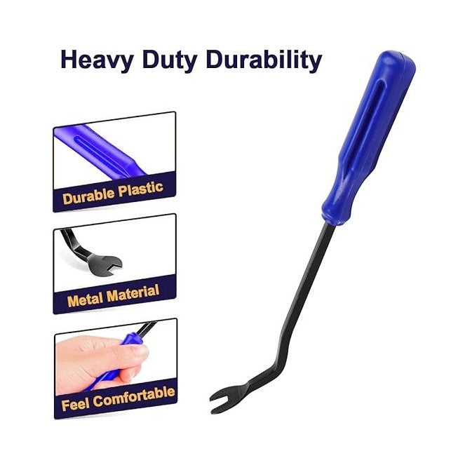 Extractor de capse pentru tapiterie, Zola®, plastic si metal, lungime 22.5 cm, albastru Extractor de capse pentru tapiterie, Zola®, plastic si metal, lungime 22.5 cm, albastru